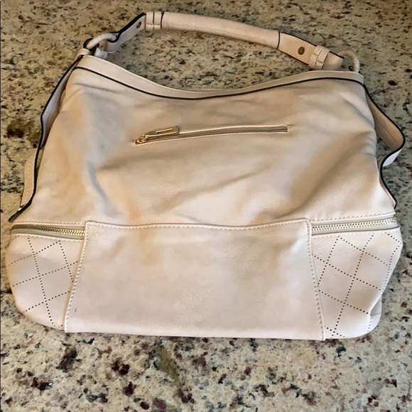Large cream beige handbag purse - Picture 4 of 6